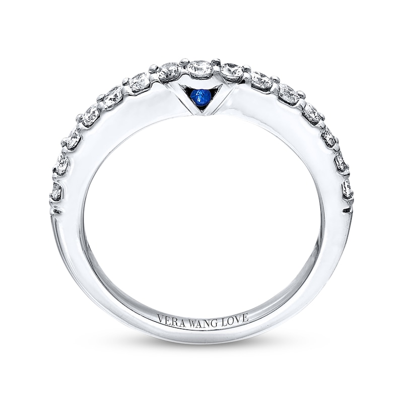 Main Image 3 of Previously Owned Wedding Band 1/2 ct tw Round-cut Diamonds 14K White Gold Band