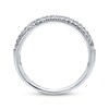 Thumbnail Image 3 of Previously Owned Diamond Wedding Band 3/8 ct tw Round-cut 14K White Gold
