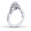 Thumbnail Image 2 of Previously Owned Engagement Ring 3/4 ct tw Round-cut Diamonds 14K White Gold Ring