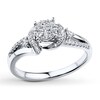 Thumbnail Image 1 of Previously Owned Diamond Promise Ring 1/3 ct tw Round 10K White Gold