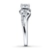 Thumbnail Image 3 of Previously Owned Diamond Promise Ring 1/3 ct tw Round 10K White Gold