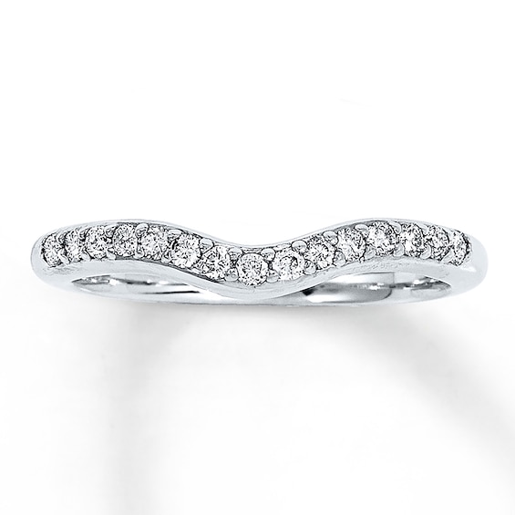 Previously Owned Diamond Anniversary Ring 1/4 ct tw Round-cut 14K White Gold