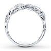 Thumbnail Image 1 of Previously Owned Diamond Anniversary Ring 1/6 ct tw Round-cut 10K White Gold