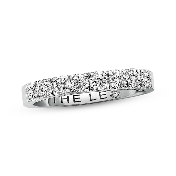 Previously Owned THE LEO Diamond Anniversary Band 3/4 ct tw Round-cut 18K White Gold