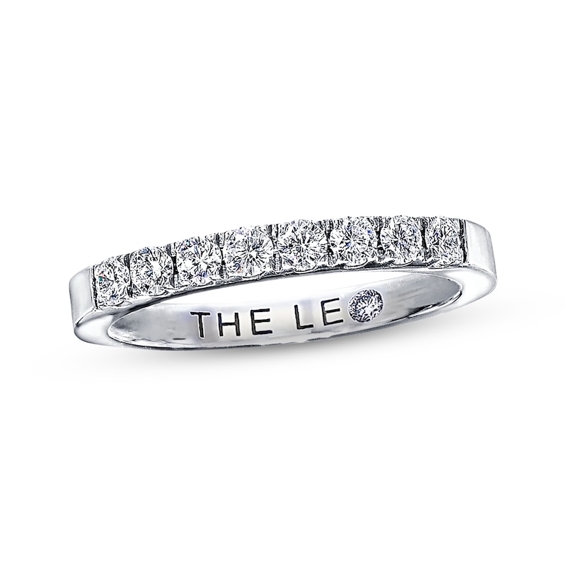 Previously Owned THE LEO Diamond Anniversary Band 3/8 ct tw Round-cut 14K White Gold