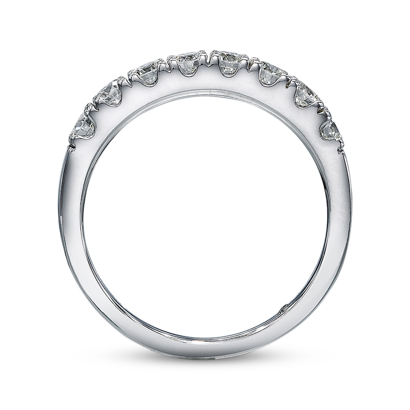 Previously Owned THE LEO Diamond Anniversary Band 3/8 ct tw Round-cut 14K White Gold