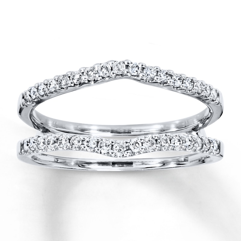 Main Image 1 of Previously Owned Wrap 1/3 ct tw Round-cut Diamonds 14K White Gold
