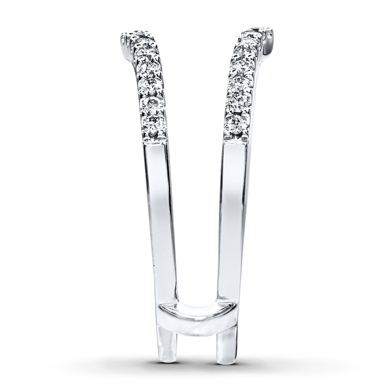 Main Image 3 of Previously Owned Wrap 1/3 ct tw Round-cut Diamonds 14K White Gold