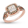 Thumbnail Image 1 of Previously Owned Le Vian Chocolate Diamond Ring 7/8 ct tw 14K Strawberry Gold