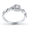 Thumbnail Image 0 of Previously Owned Diamond Ring 1/6 ct tw Round-cut Sterling Silver