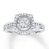 Thumbnail Image 0 of Previously Owned Diamond Engagement Ring 1 ct tw Round-cut 14K White Gold