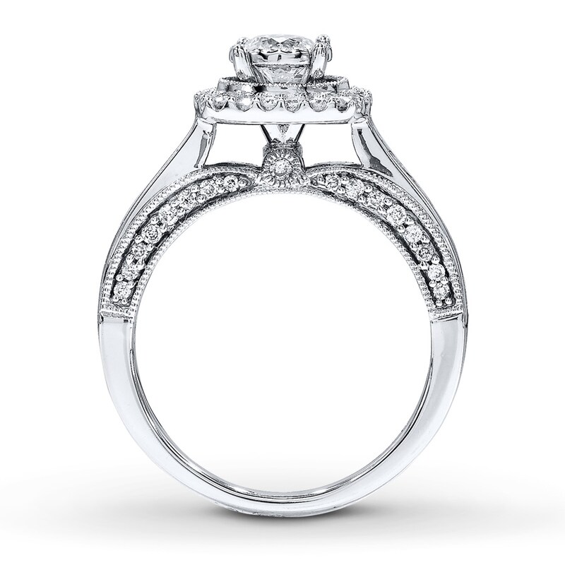 Previously Owned Diamond Engagement Ring 1 ct tw Round-cut 14K White Gold