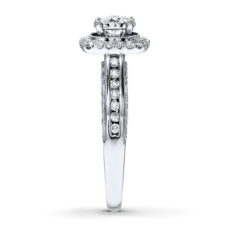 Previously Owned Diamond Engagement Ring 1 ct tw Round-cut 14K White Gold