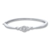 Thumbnail Image 0 of Previously Owned Unstoppable Love 1/10 ct tw Round-cut Sterling Silver Bracelet