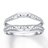 Thumbnail Image 0 of Previously Owned Diamond Enhancer Ring 1/5 ct tw Round-cut 10K White Gold