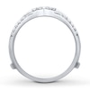 Thumbnail Image 1 of Previously Owned Diamond Enhancer Ring 1/5 ct tw Round-cut 10K White Gold