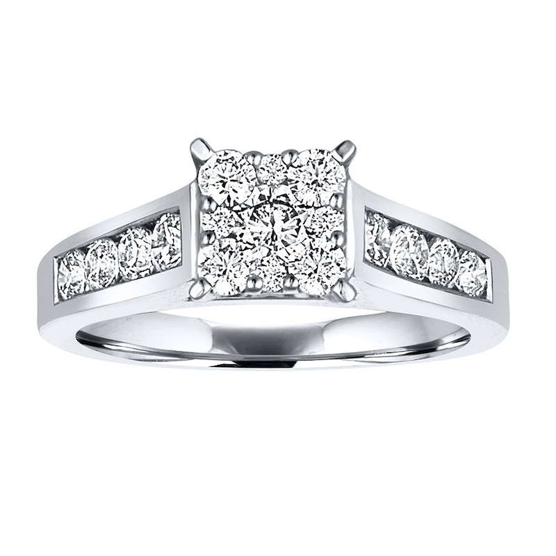 Previously Owned Diamond Ring 1 ct tw Round-cut 14K White Gold