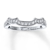 Thumbnail Image 1 of Previously Owned Diamond Wedding Band 1/4 ct tw Round-cut 14K White Gold
