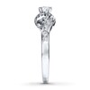 Thumbnail Image 2 of Previously Owned Diamond Engagement Ring 1/2 ct tw Round-cut 14K White Gold