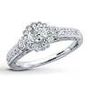 Thumbnail Image 1 of Previously Owned Diamond Engagement Ring 3/8 ct tw Round-cut 14K White Gold