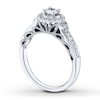 Thumbnail Image 2 of Previously Owned Diamond Engagement Ring 3/8 ct tw Round-cut 14K White Gold