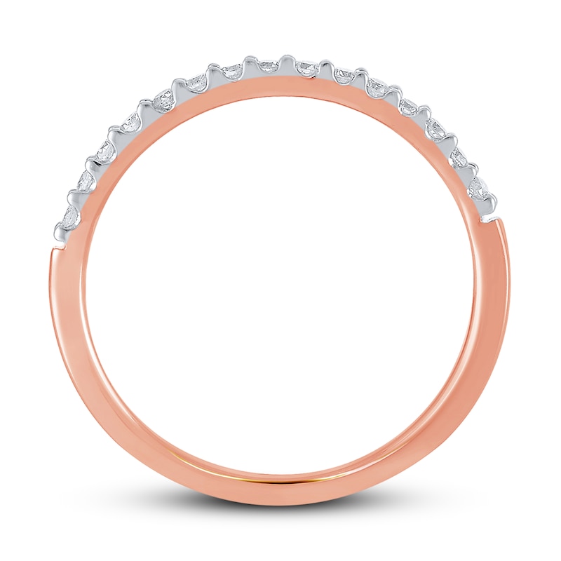 Main Image 2 of Previously Owned Diamond Anniversary Ring 1/6 ct tw Round-cut 14K Rose Gold