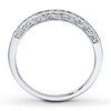 Previoulsy Owned Diamond Wedding Band 1/6 ct tw Round-cut 14K White Gold