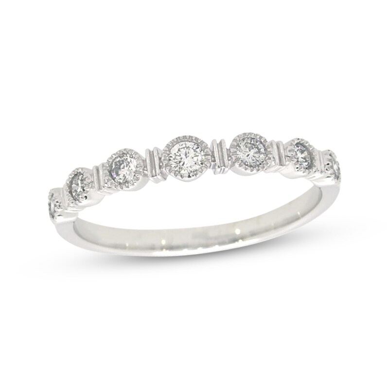 Main Image 1 of Previously Owned Diamond Anniversary Band 1/4 ct tw Round-cut 14K White Gold