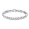 Thumbnail Image 1 of Previously Owned Diamond Bracelet 3/8 ct tw Round-cut Sterling Silver 7.75&quot;