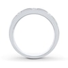 Thumbnail Image 2 of Previously Owned Men's THE LEO Diamond Band 1/2 ct tw Square-cut 14K White Gold