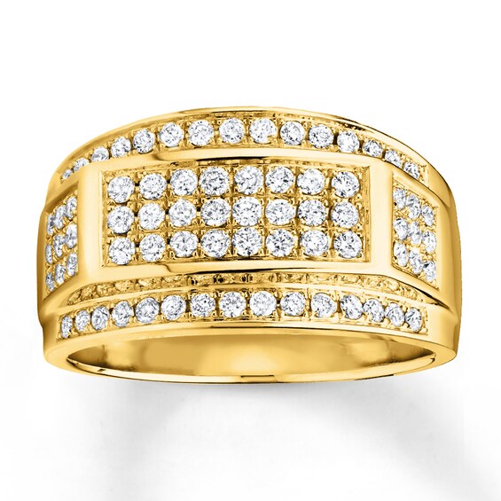 Previously Owned Men's Diamond Band 1 ct tw 10K Yellow Gold