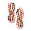 Thumbnail Image 0 of Previously Owned LeVian Chocolate Diamond Earrings 1/6 ct 14K Strawberry Gold