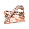 Thumbnail Image 0 of Previously Owned Le Vian Chocolate Diamond Ring 1-1/5 ct tw 14K Strawberry Gold