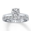 Thumbnail Image 4 of Previously Owned THE LEO Diamond Enhancer Ring 1/2 ct tw Round-Cut 14K White Gold - Size 4.5
