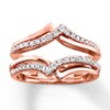 Thumbnail Image 1 of Previously Owned Diamond Enhancer Ring 1/4 ct tw Round-cut 14K Rose Gold - Size 10