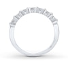 Thumbnail Image 2 of Previously Owned THE LEO Diamond Band 1/3 ct tw Round-cut 14K White Gold - Size 4