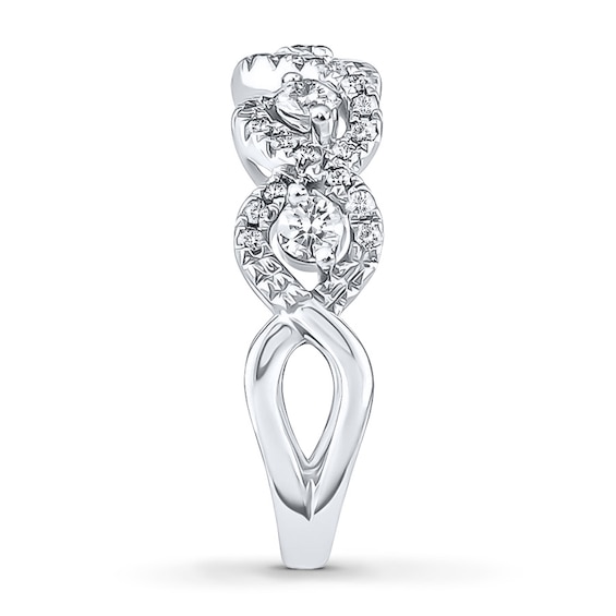 Thumbnail Image 3 of Previously Owned Diamond Ring 3/4 ct tw Round-cut 14K White Gold Size 10.25