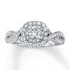 Thumbnail Image 1 of Previously Owned Neil Lane Engagement Ring 7/8 ct tw Round-cut Diamonds 14K White Gold - Size 4.75