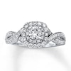 Thumbnail Image 0 of Previously Owned Neil Lane Engagement Ring 7/8 ct tw Round-cut Diamonds 14K White Gold - Size 4.75