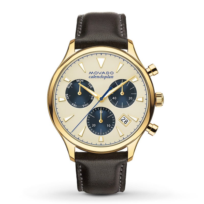 Previously Owned Movado Men's Watch Calendoplan Chronograph