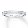 Previously Owned THE LEO Wedding Band 1/4 ct tw Round-cut Diamonds 14K White Gold