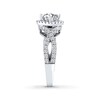 Thumbnail Image 2 of Previously Owned THE LEO Diamond Engagement Ring 1 ct tw Princess & Round-cut 14K White Gold - Size 4