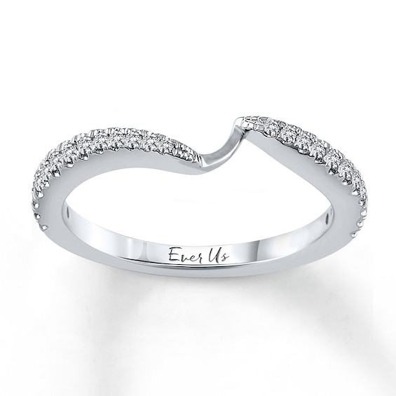 Previously Owned Ever Us Diamond Wedding Band 1/4 ct tw Round-cut 14K White Gold