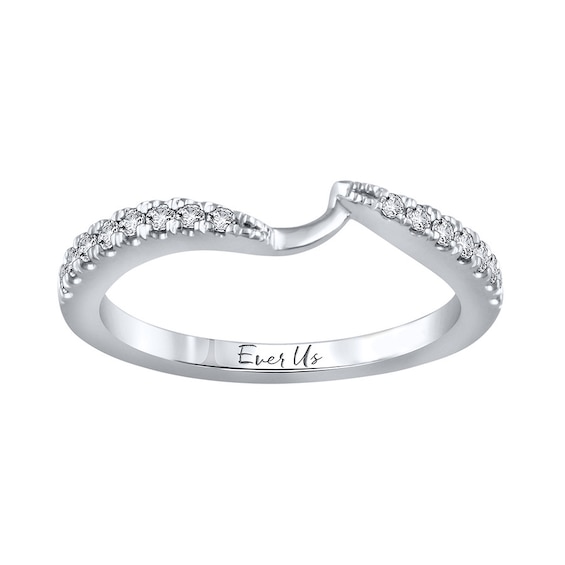 Previously Owned Ever Us Diamond Ring 1/5 ct tw Round-cut 14K White Gold
