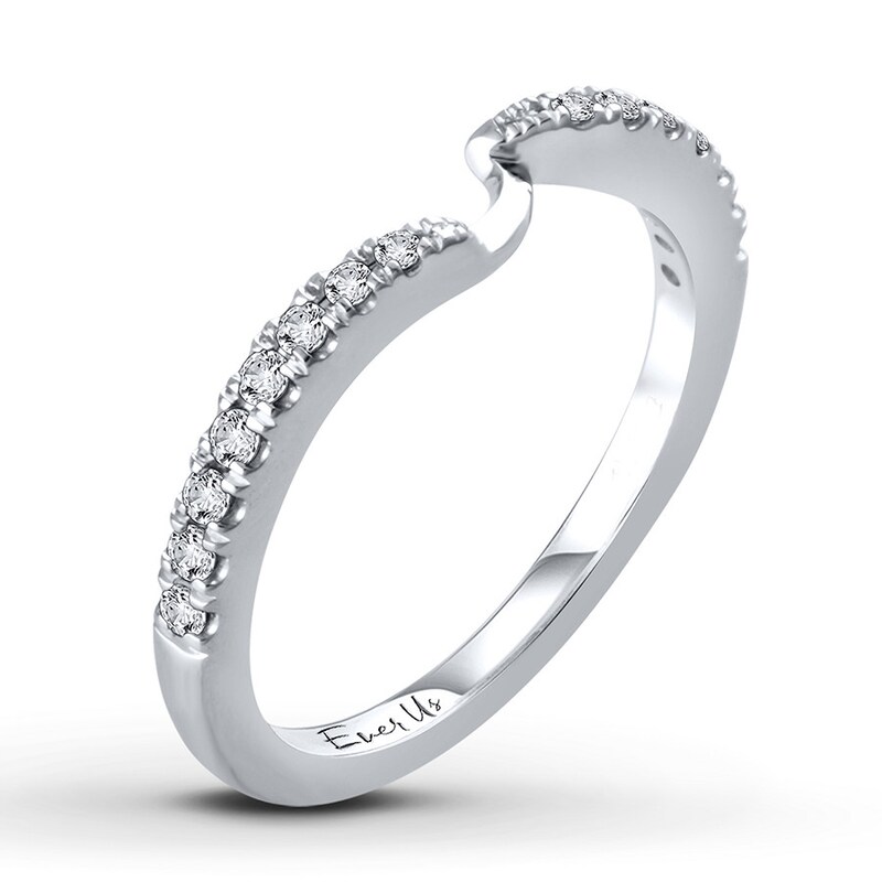 Main Image 2 of Previously Owned Ever Us Diamond Ring 1/5 ct tw Round-cut 14K White Gold
