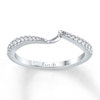 Thumbnail Image 1 of Previously Owned Ever Us Diamond Wedding Band 1/8 ct tw Round-cut 14K White Gold