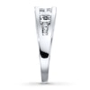 Thumbnail Image 3 of Previously Owned Diamond Engagement Ring 1-1/2 ct tw Princess & Round-cut 14K White Gold