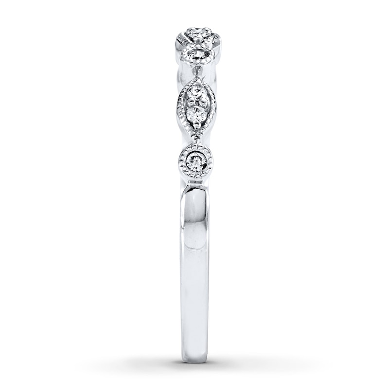 Main Image 3 of Previously Owned Diamond Ring 1/10 ct tw Round 10K White Gold