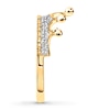 Thumbnail Image 2 of Previously Owned Diamond Crown Ring 1/10 ct tw Round-cut 10K Yellow Gold