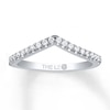 Thumbnail Image 1 of Previously Owned THE LEO Diamond Wedding Band 1/4 ct tw Round-cut 14K White Gold